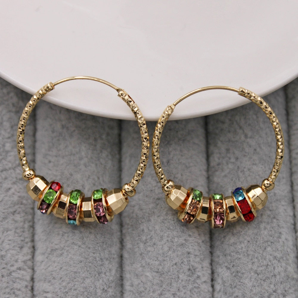 Fashion Trendy Statement Hoop Earrings for Women