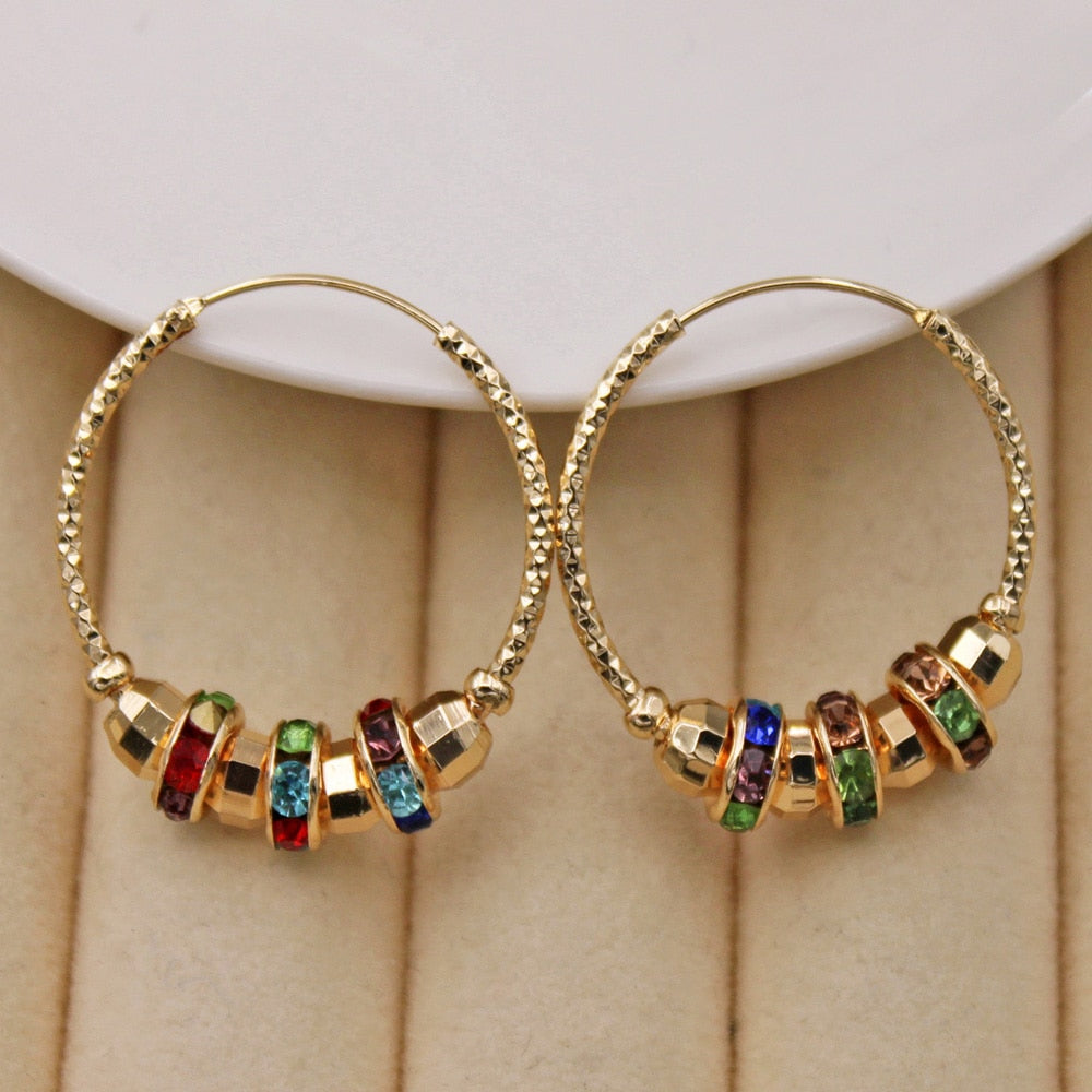Fashion Trendy Statement Hoop Earrings for Women