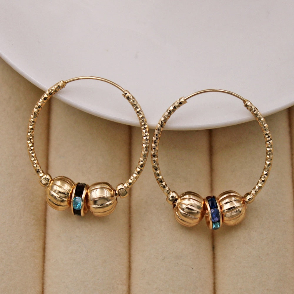 Fashion Trendy Statement Hoop Earrings for Women