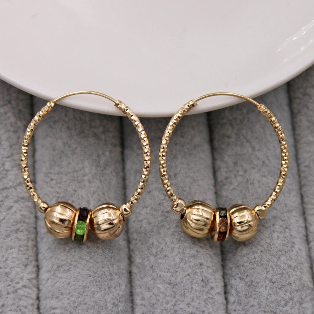 Fashion Trendy Statement Hoop Earrings for Women