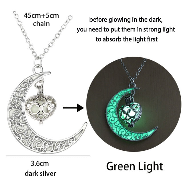 Luminous Glowing Arrow Pendant Necklace