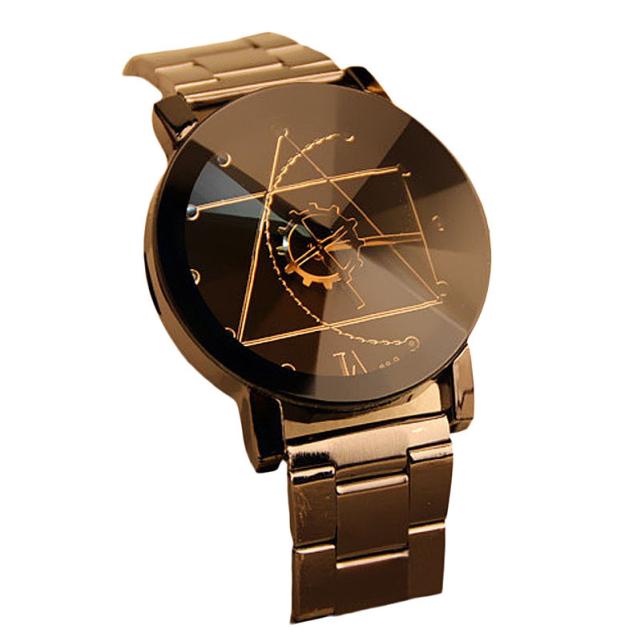 Fashion Stainless Steel Watch for women Quartz Analog Bracelet Watch