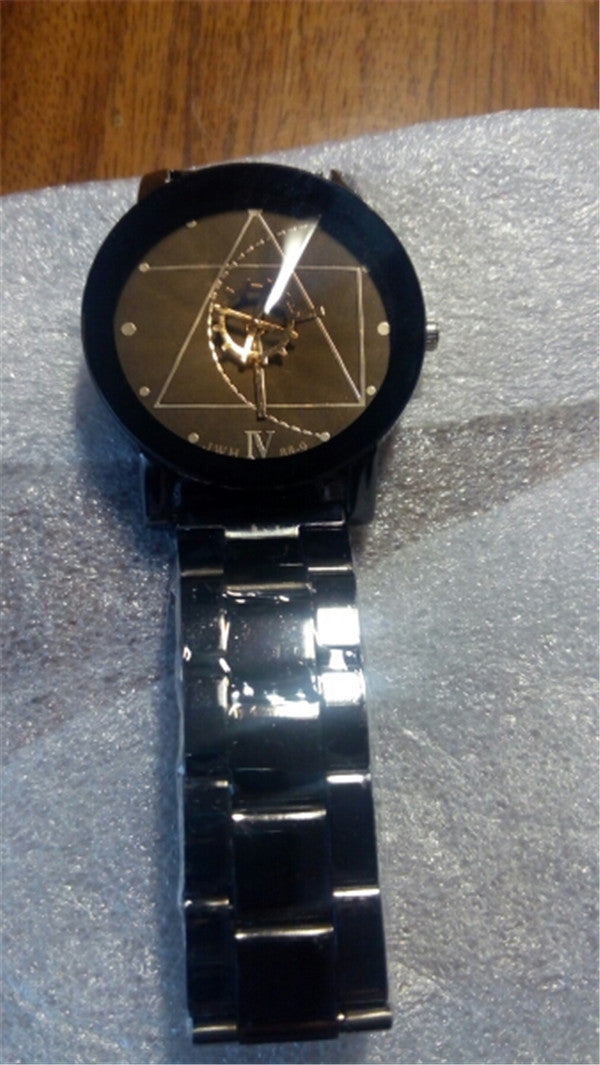 Fashion Stainless Steel Watch for women Quartz Analog Bracelet Watch