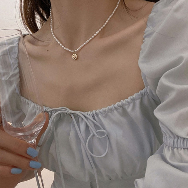 Elegant Natural Freshwater Pearl Necklace
