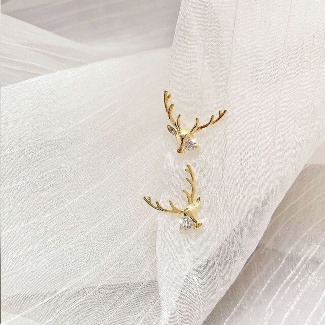 South Korea spring and summer new five-leaf flower tassel long earring