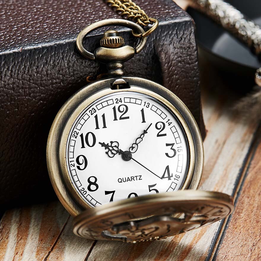 12 Constellation Retro Pocket Watch