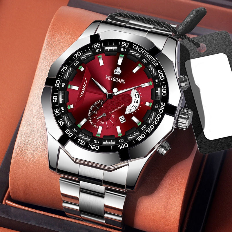 Men Luxury Calendar Quartz Wristwatch for Man Stylish Business Waterproof Luminous watch