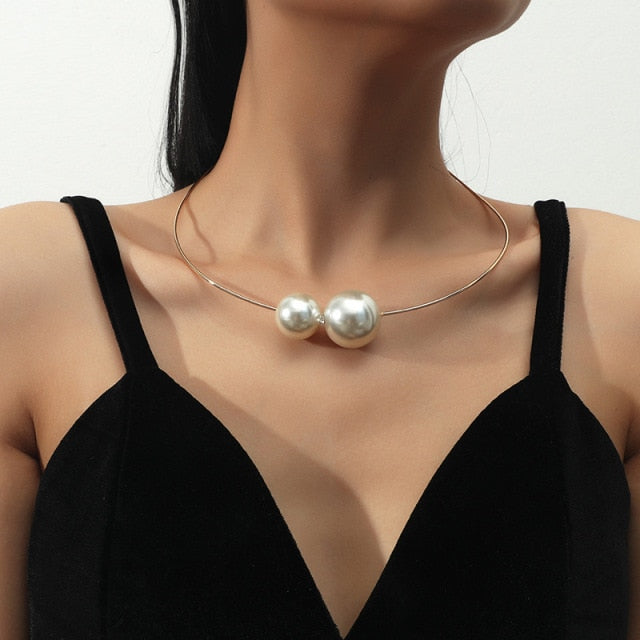 Vintage Multi-layer Sparkling Chain Choker Necklace