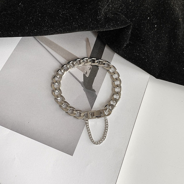 Vintage Multi-layer Sparkling Chain Choker Necklace
