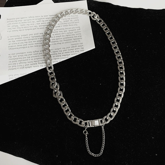 Vintage Multi-layer Sparkling Chain Choker Necklace