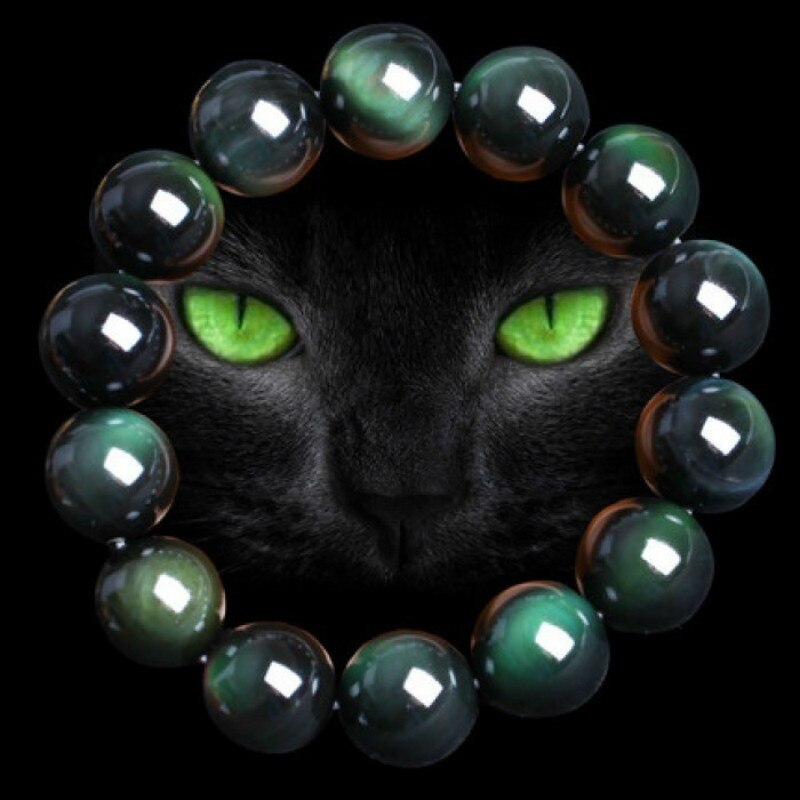 Natural Stone Obsidian Bracelet