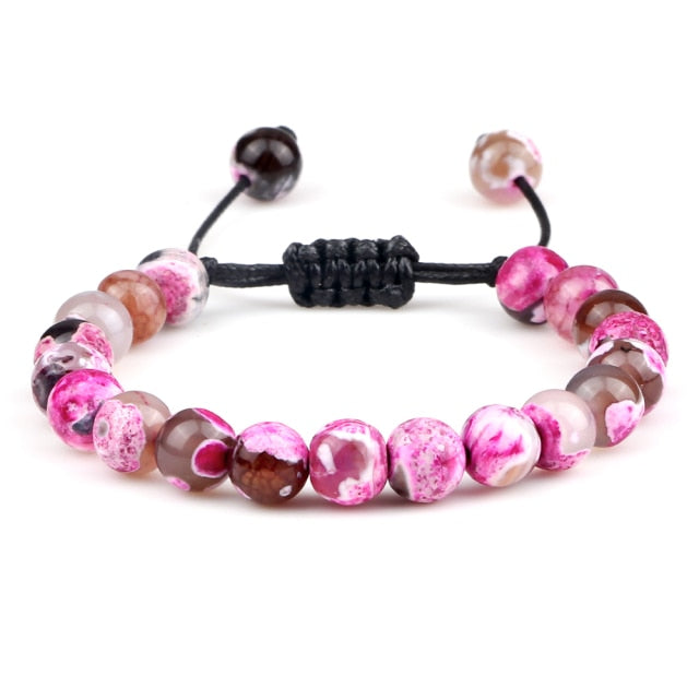 8mm Tiger Eye Stone Beads Bracelet