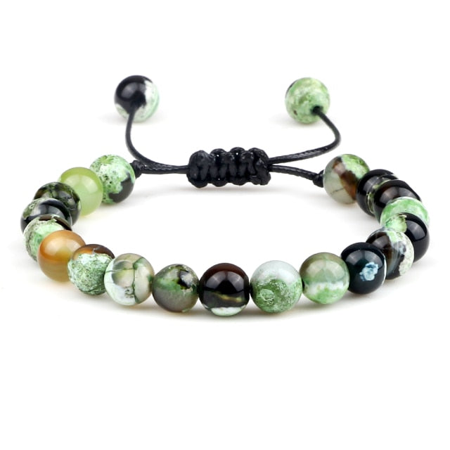 8mm Tiger Eye Stone Beads Bracelet