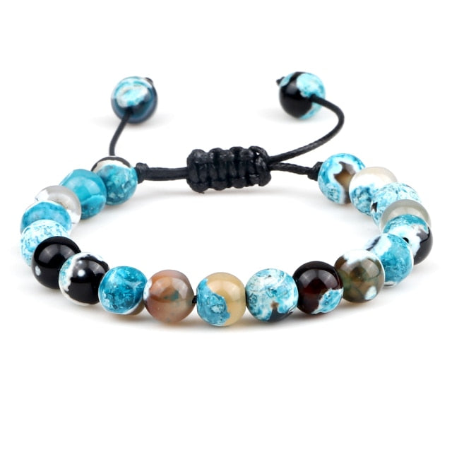 8mm Tiger Eye Stone Beads Bracelet