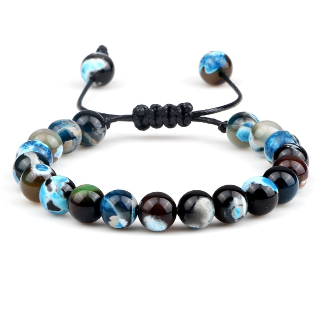 8mm Tiger Eye Stone Beads Bracelet