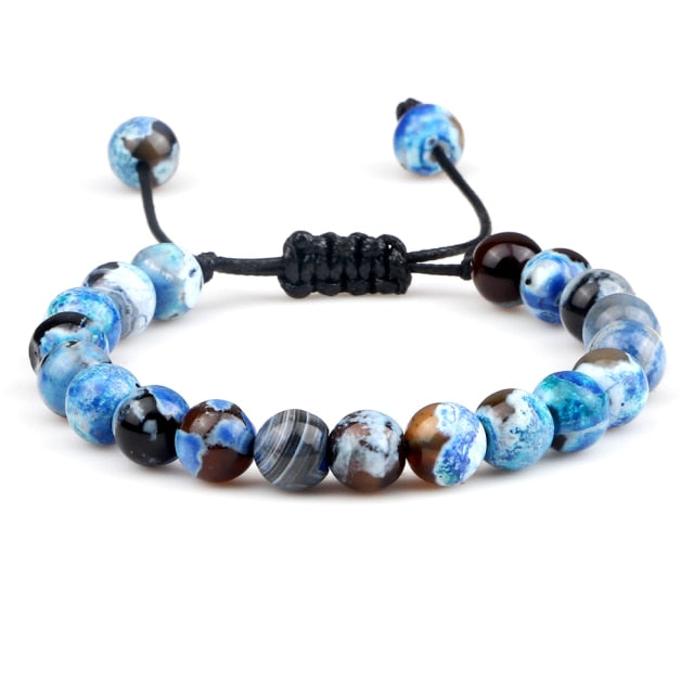 8mm Tiger Eye Stone Beads Bracelet