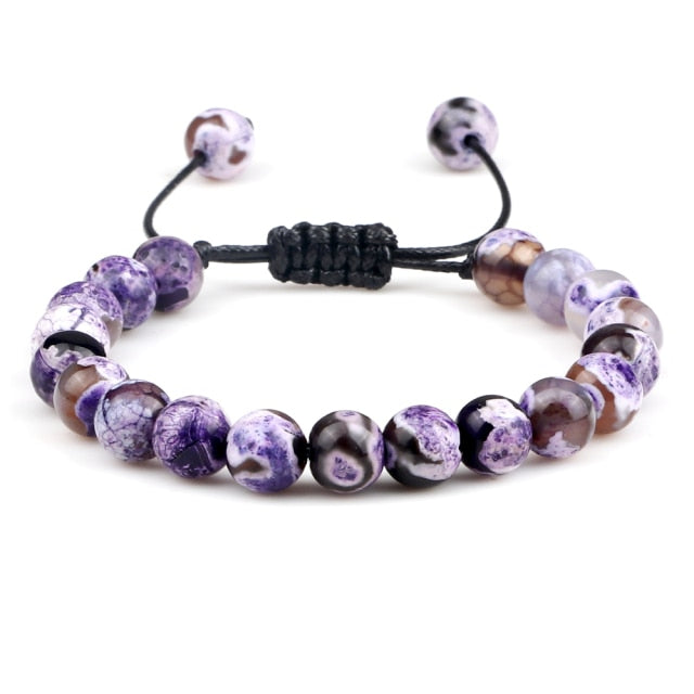 8mm Tiger Eye Stone Beads Bracelet
