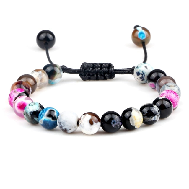 8mm Tiger Eye Stone Beads Bracelet
