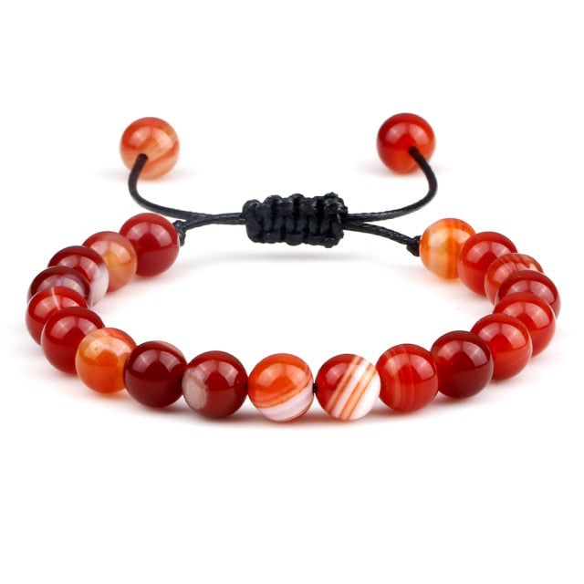 8mm Tiger Eye Stone Beads Bracelet