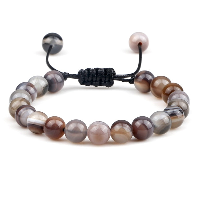 8mm Tiger Eye Stone Beads Bracelet
