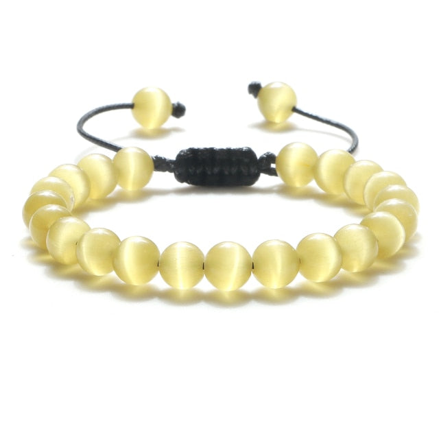 8mm Tiger Eye Stone Beads Bracelet
