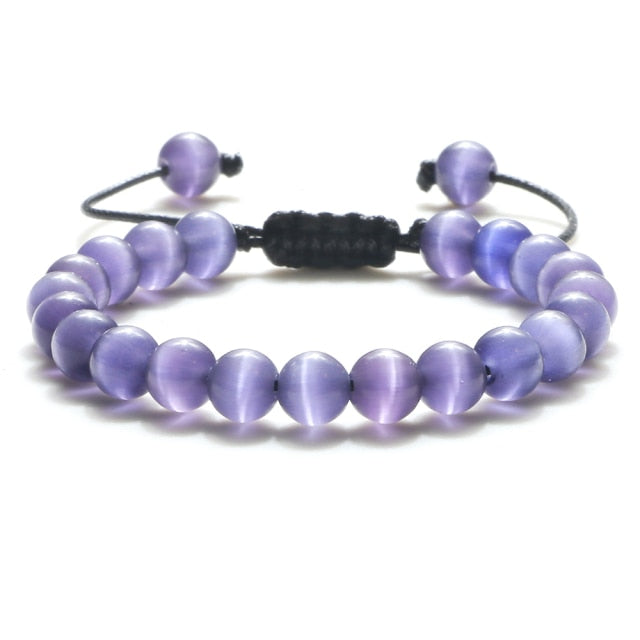 8mm Tiger Eye Stone Beads Bracelet