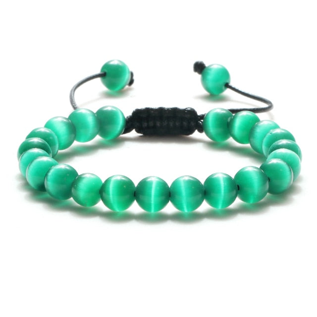 8mm Tiger Eye Stone Beads Bracelet