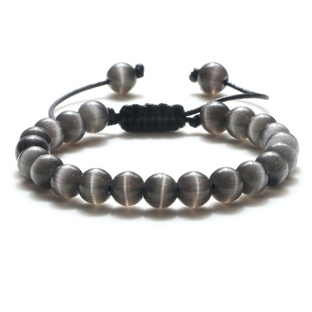 8mm Tiger Eye Stone Beads Bracelet