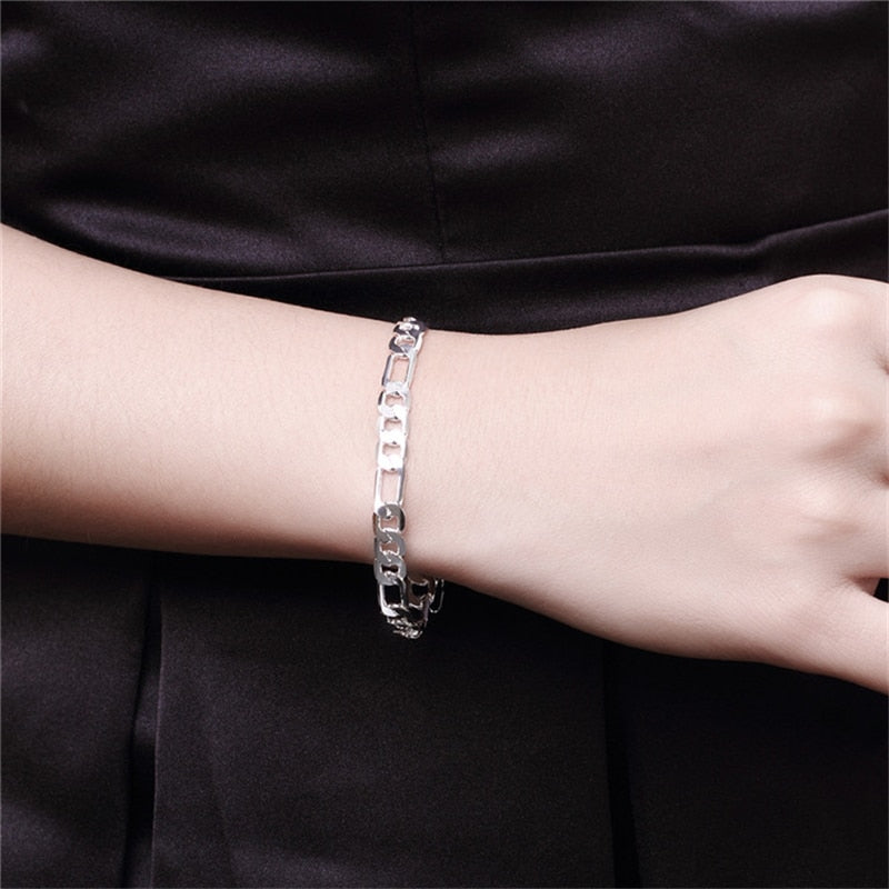 Men Pure Silver 925 Jewelery Sets