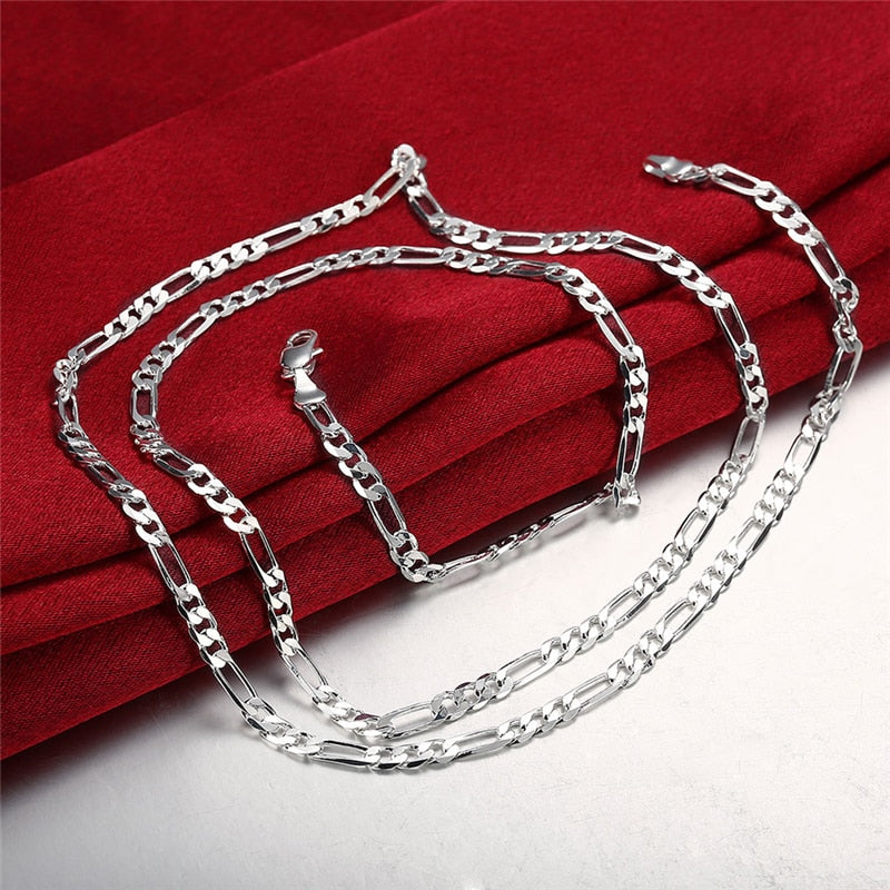 Men Pure Silver 925 Jewelery Sets