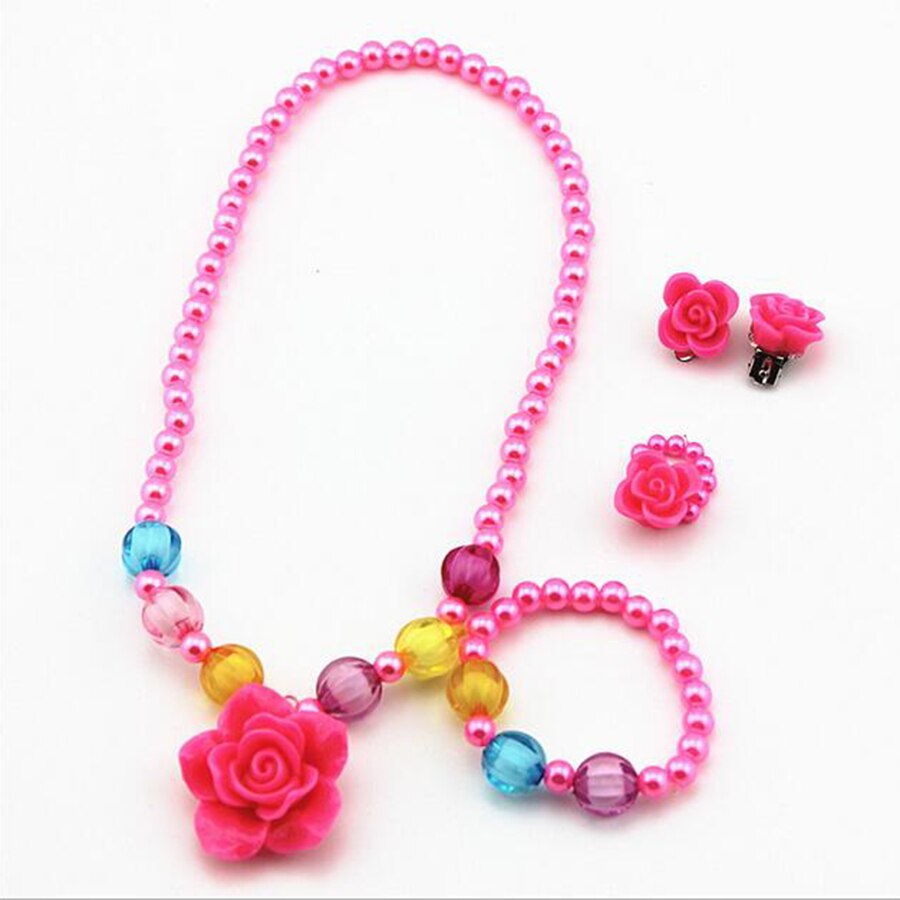 Candy Beads Resin Plastic Kids Jewelry Set