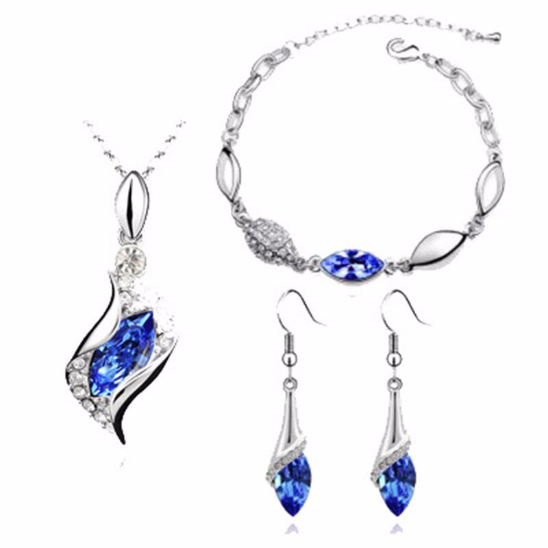 Horse Eyes Tear Water Drop Jewelry Sets