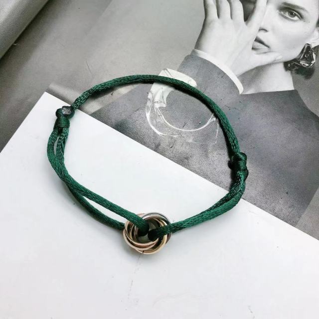 Simple Fashion Unisex Hot Stainless Steel Rope Bracelet