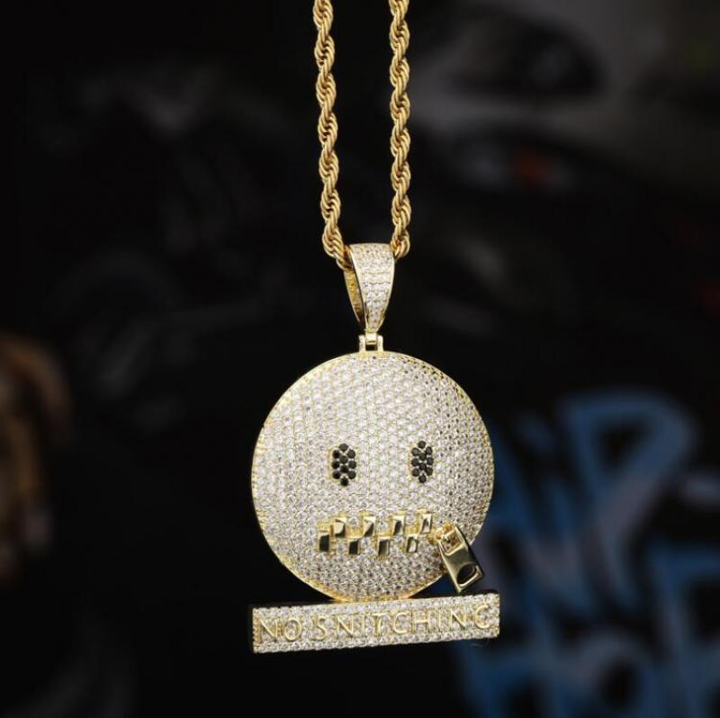 Vintage Punk Ghost Skull Mask Pendant Necklace