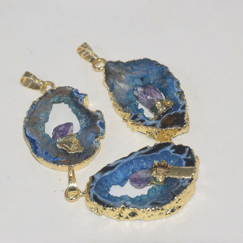 Natural Blue Stone pendants