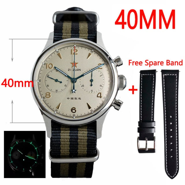 40MM Mechanical Military Sapphire Watch