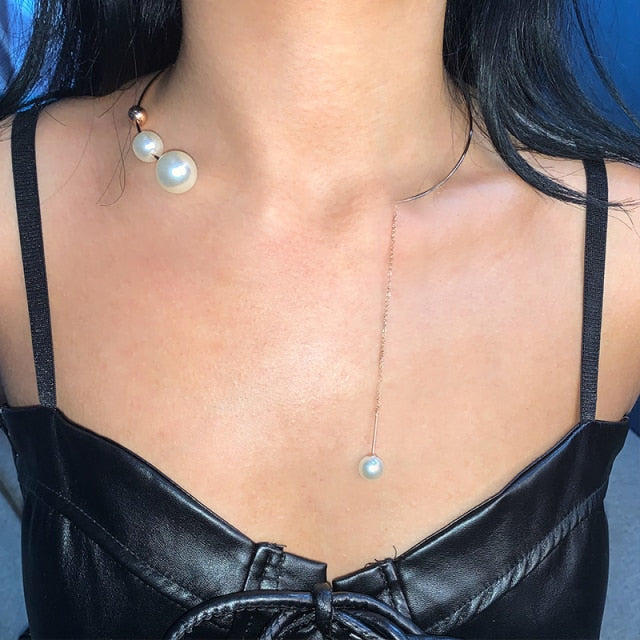 Trendy Multilayer Heart Snake Pendant Necklace