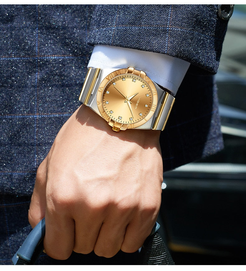 Luxury Couple Watch For Lovers Quartz Wristwatches Fashion Dress Men Watch