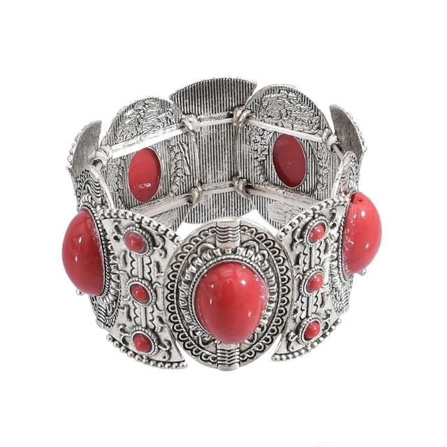 Bohemian Gypsy Summer Turquoise Vintage Cuff Bracelets For Women