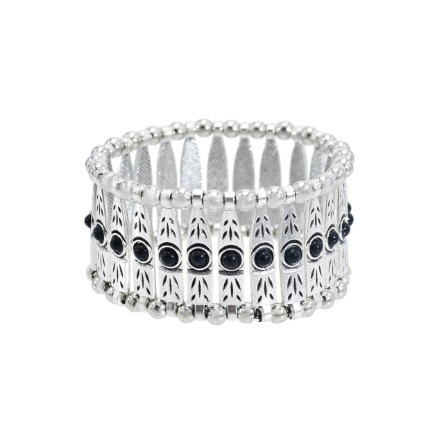 Bohemian Gypsy Summer Turquoise Vintage Cuff Bracelets For Women