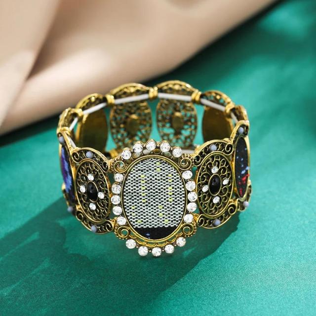 Bohemian Gypsy Summer Turquoise Vintage Cuff Bracelets For Women