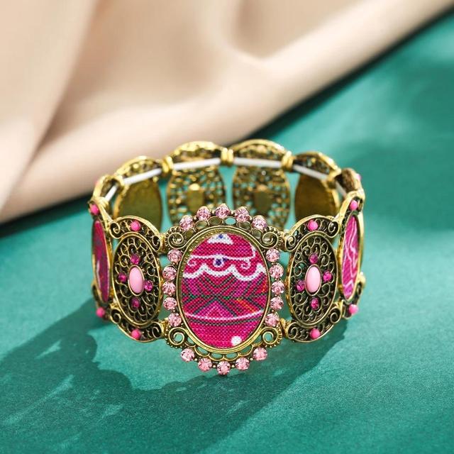 Bohemian Gypsy Summer Turquoise Vintage Cuff Bracelets For Women