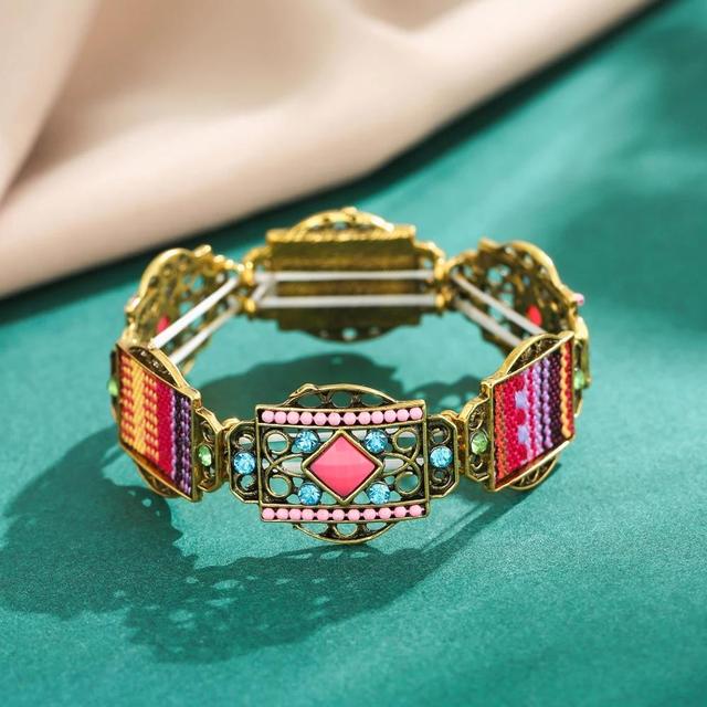 Bohemian Gypsy Summer Turquoise Vintage Cuff Bracelets For Women