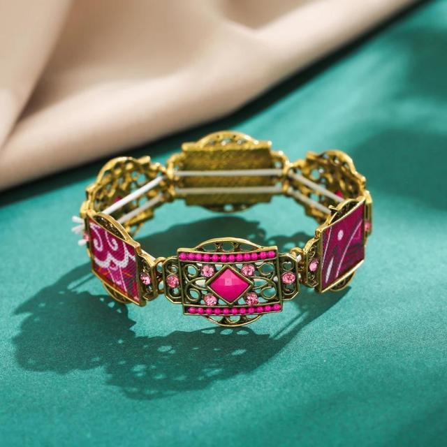 Bohemian Gypsy Summer Turquoise Vintage Cuff Bracelets For Women