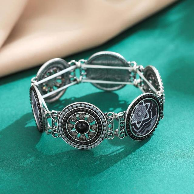 Bohemian Gypsy Summer Turquoise Vintage Cuff Bracelets For Women