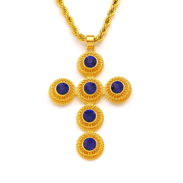 Ethiopian Traditiona cross Jewelry set