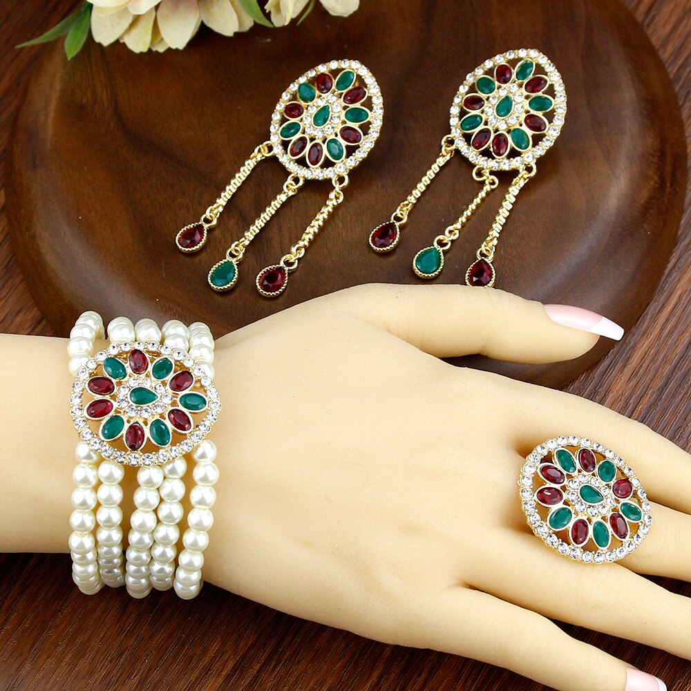 Morocco Beads Pearl Jewelry Sets