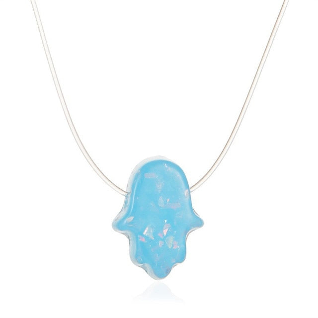 Invisible Fish Line Crystal Choker Necklace