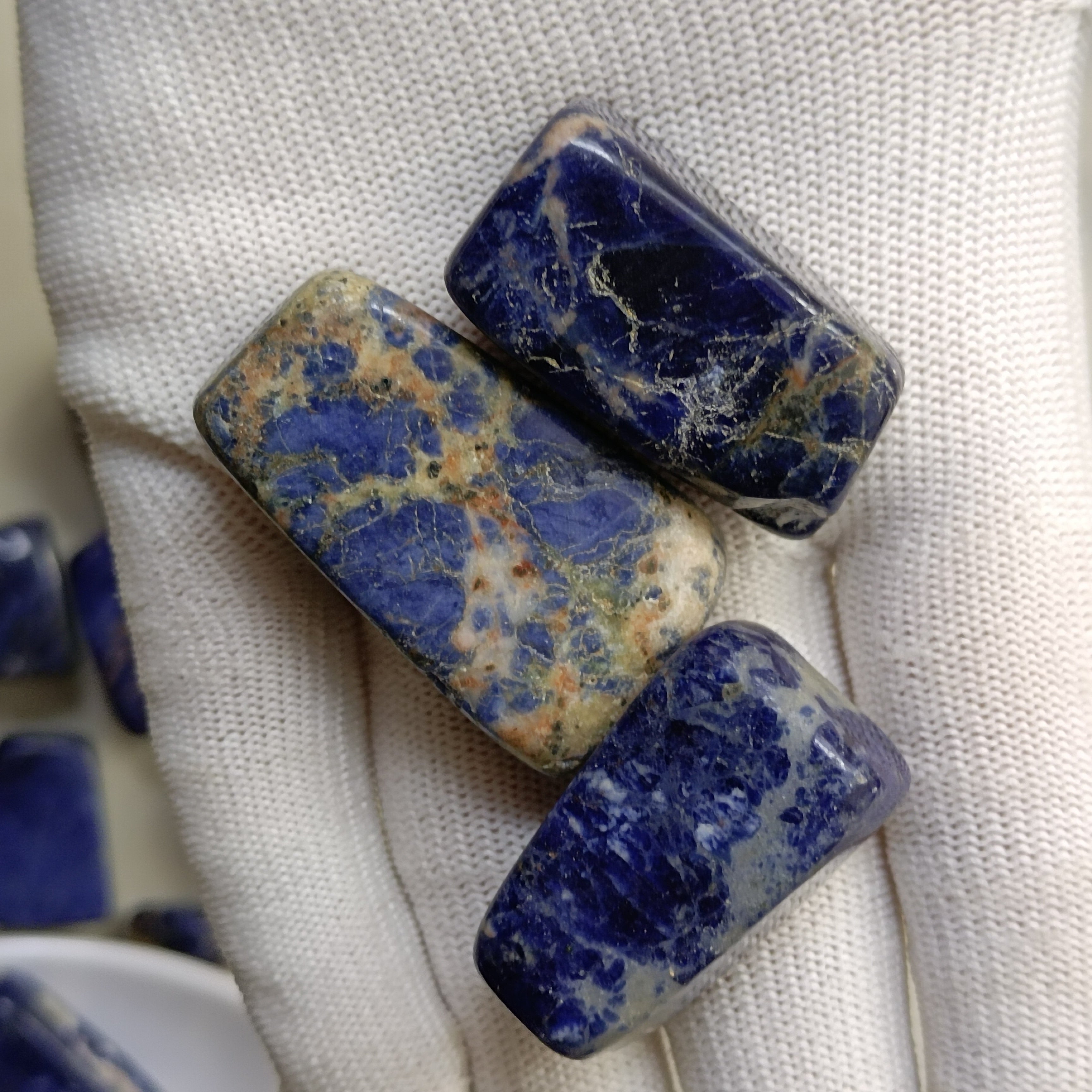 Natural Blue Sodalite Raw Stone Quartz Crystal Mineral Specimen