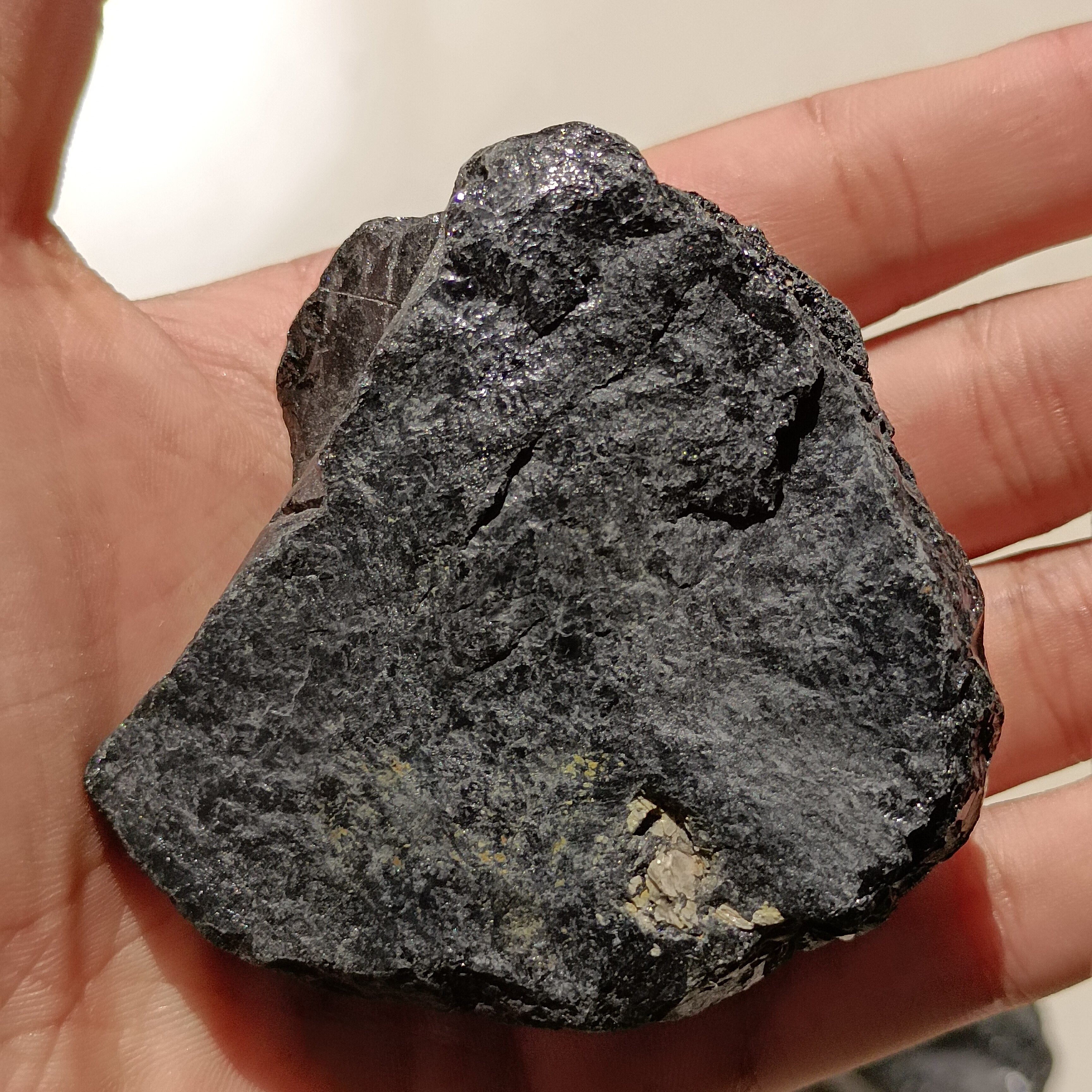 Natural Black Tourmaline Gravel Raw Mineral Specimen